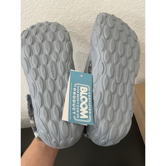 Merrell Men's Size 8 Hydro Moc Snug Shoes Clogs Fur Lined Gorpcore Winter Blue - Picture 8 of 8